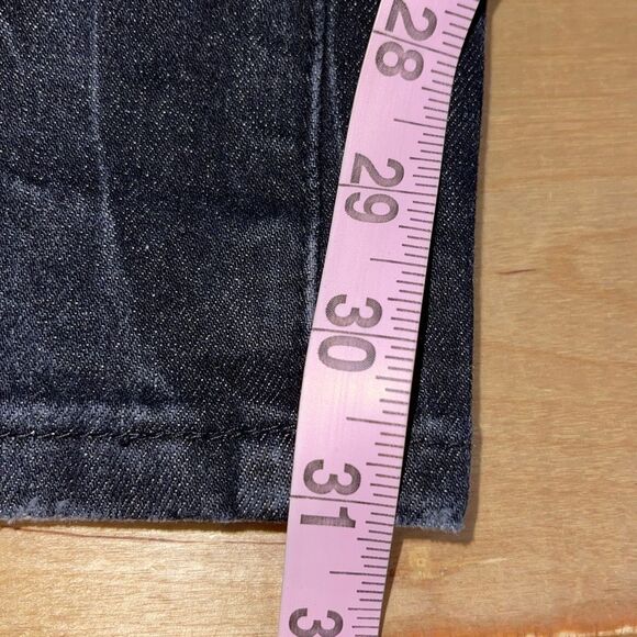 JeANS‎ Men’s  Patch Studded Plein Faded Skinny Distressed Jeans Black Size 30 - Picture 10 of 10